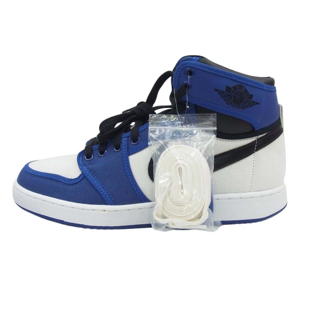 NIKE ナイキ DO5047-401 AIR JORDAN 1 エア ジョーダン ワン KO High Storm Blue ノックアウト ストームブルー ハイカット スニーカー ホワイト系 ブルー系 27.5cm【新古品】【未使用】【中古】