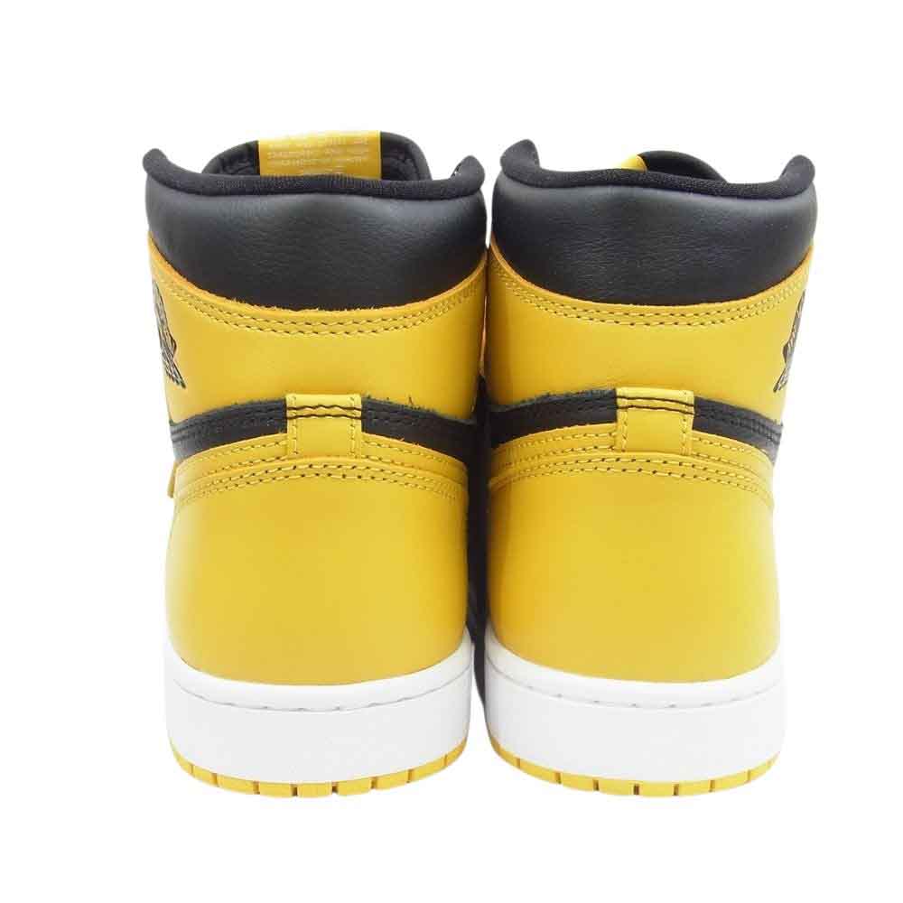 NIKE ナイキ 555088-701 AIR JORDAN 1 エア ジョーダン ワン High OG Pollen ハイ オリジナル ポレン ハイカット スニーカー イエロー系 ブラック系 27.5cm【新古品】【未使用】【中古】