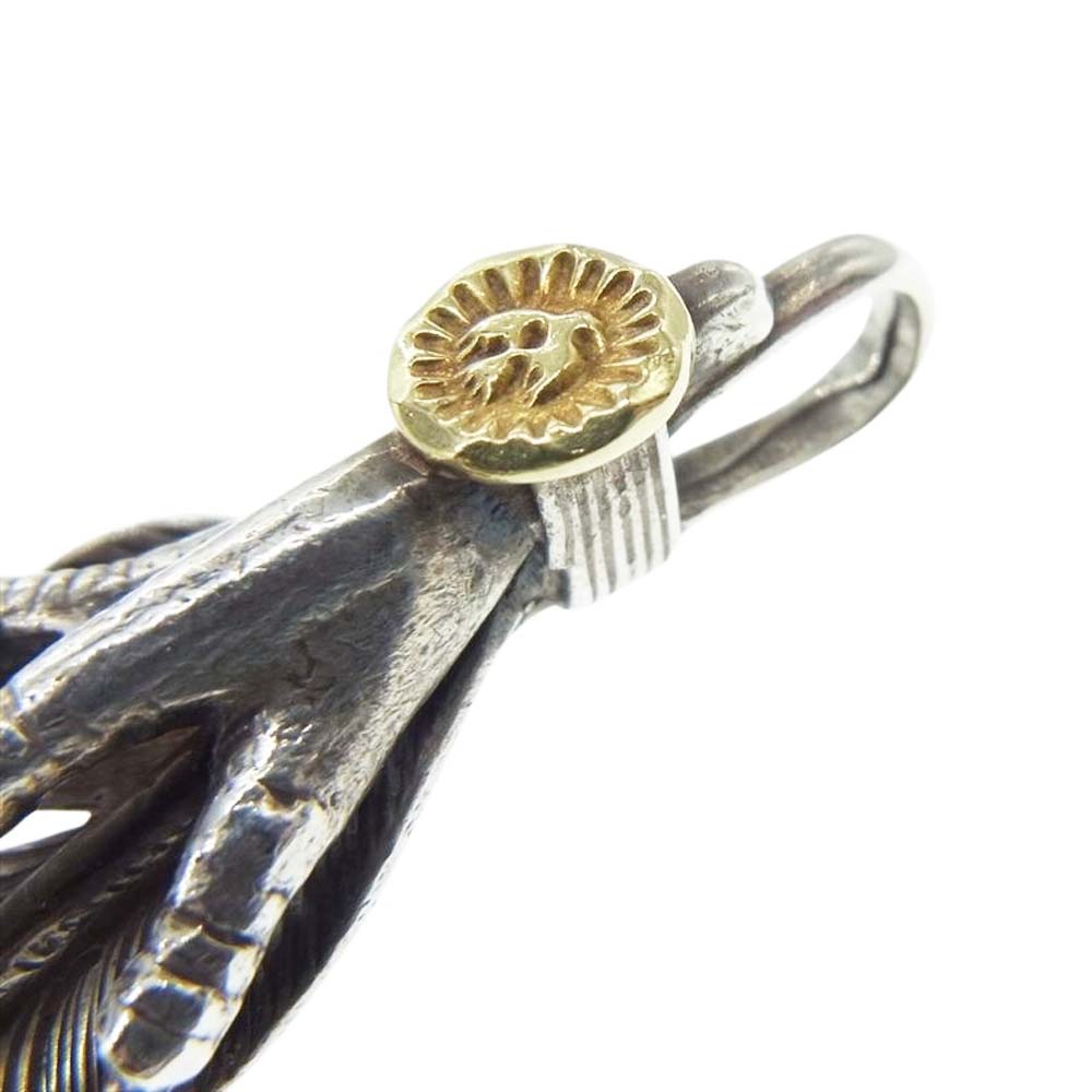 wingrock金メタル　美品 ウィングロック K18 金メタル ルビー モルガンコイン ペンダントトップ