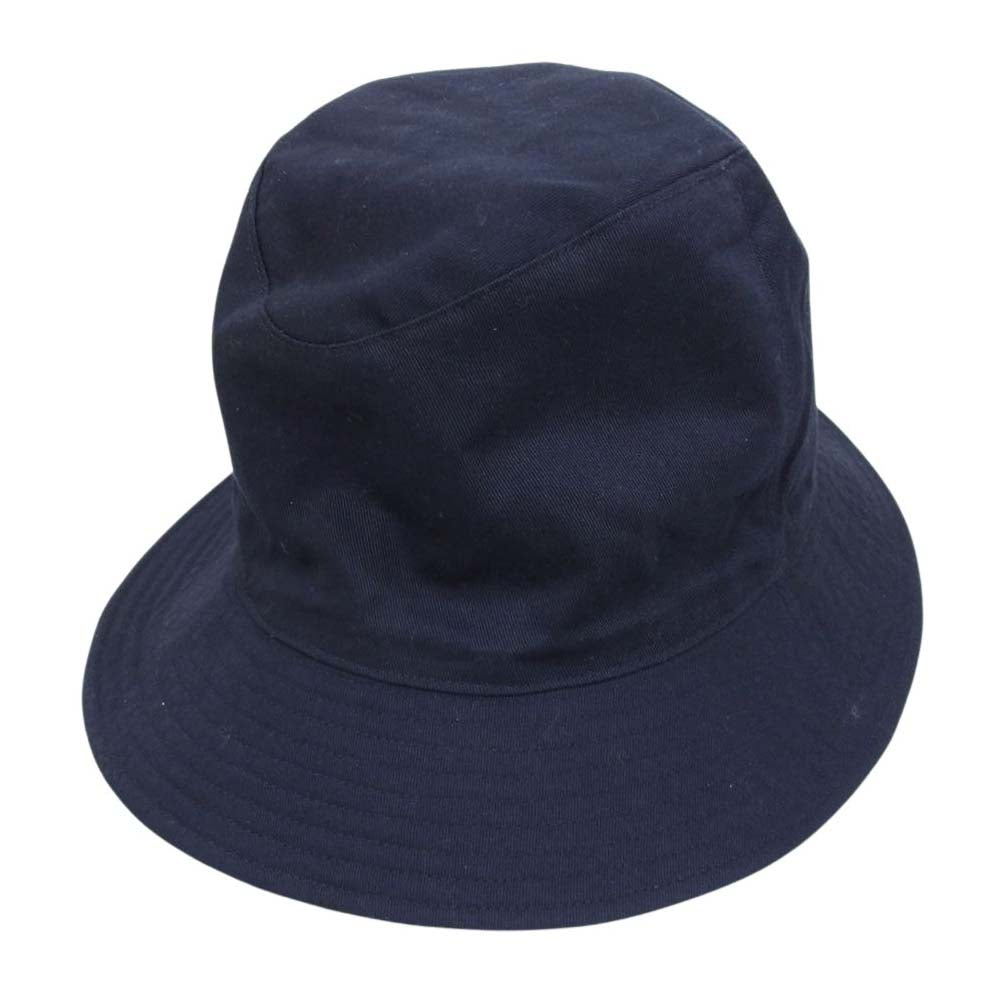 キジマタカユキ Ｔ-2 COTTON SOFT HAT コットン ソフト バケット ハット 帽子 ネイビー系 2【中古】