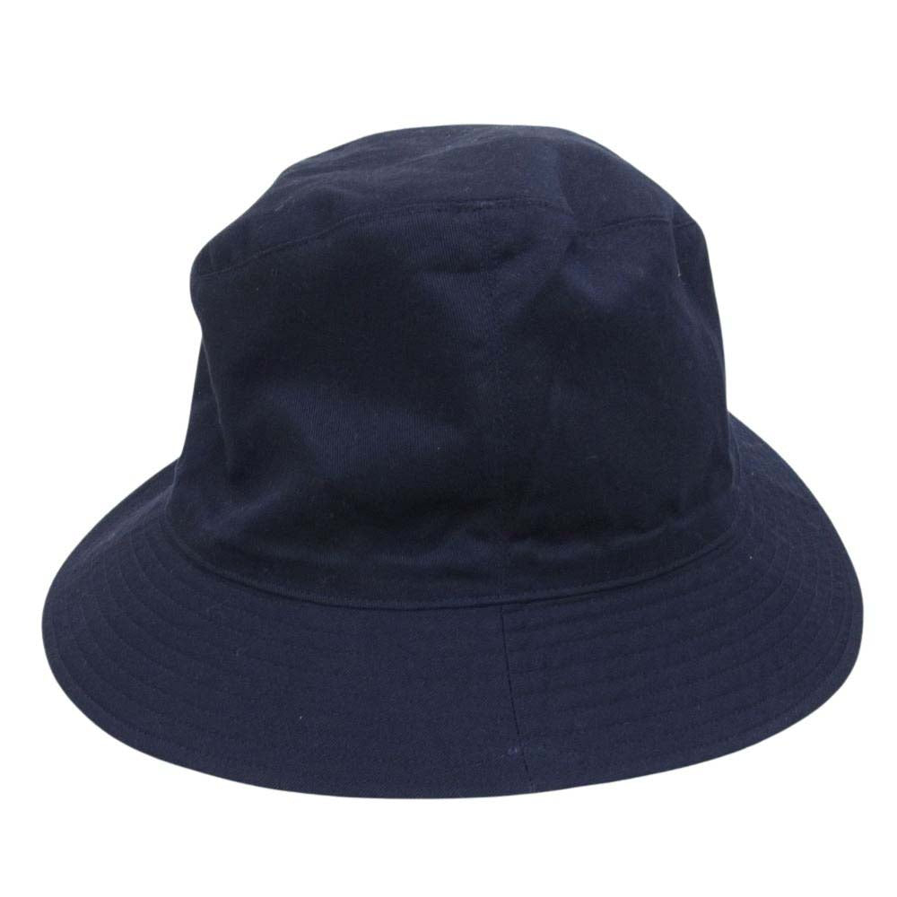 キジマタカユキ Ｔ-2 COTTON SOFT HAT コットン ソフト バケット ハット 帽子 ネイビー系 2【中古】