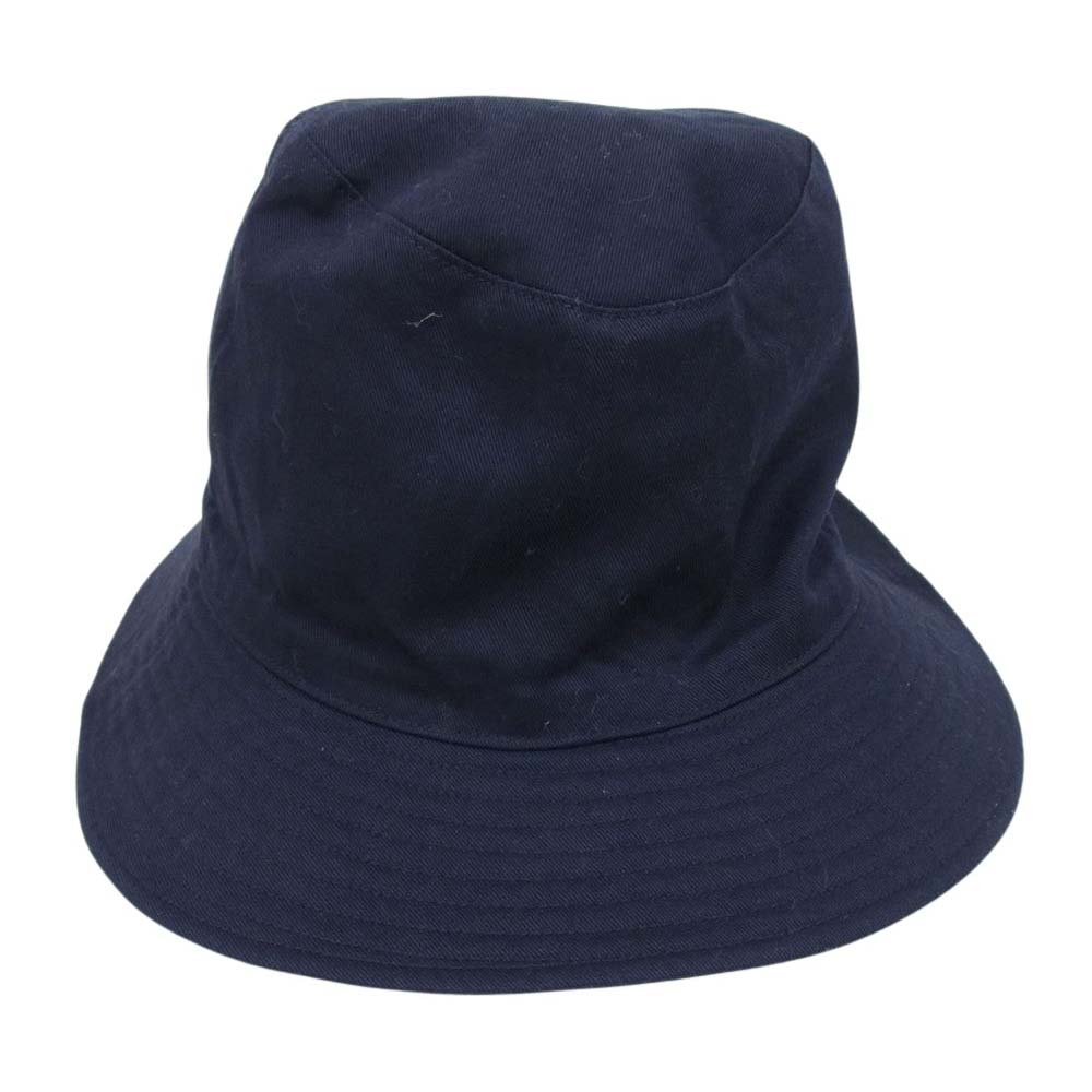 キジマタカユキ Ｔ-2 COTTON SOFT HAT コットン ソフト バケット ハット 帽子 ネイビー系 2【中古】