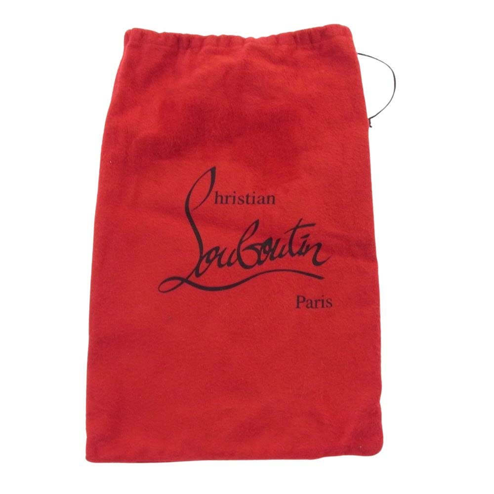 Christian Louboutin クリスチャンルブタン イタリア製 オープントゥ パテント ピンヒール パンプス ピンク系 36【中古】