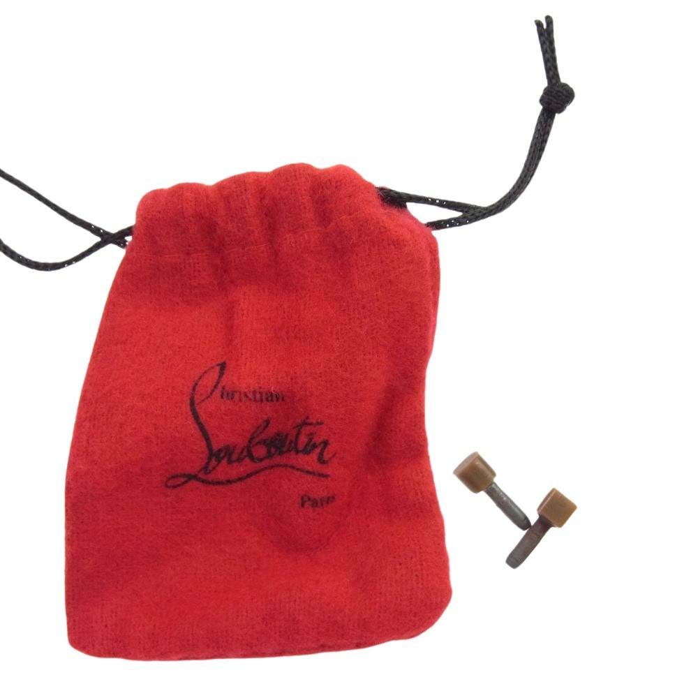 Christian Louboutin クリスチャンルブタン イタリア製 オープントゥ パテント ピンヒール パンプス ピンク系 36【中古】
