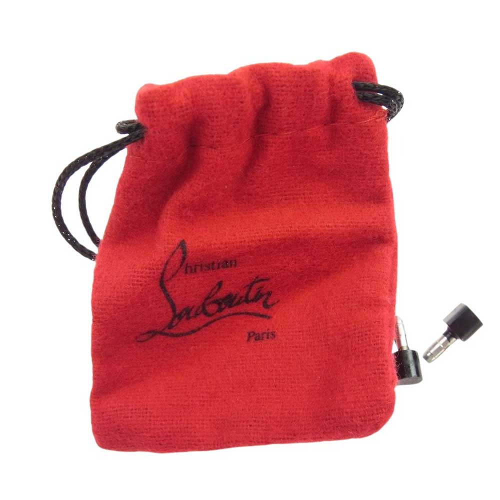Christian Louboutin クリスチャンルブタン イタリア製 KATE 100 ピンヒール パテント パンプス  ブラック系 36【美品】【中古】