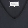 MAISON MARGIELA メゾンマルジェラ 18AW S50GC0517 ダメージ加工  Vネック 半袖 Tシャツ カットソー ブラック系 48【中古】