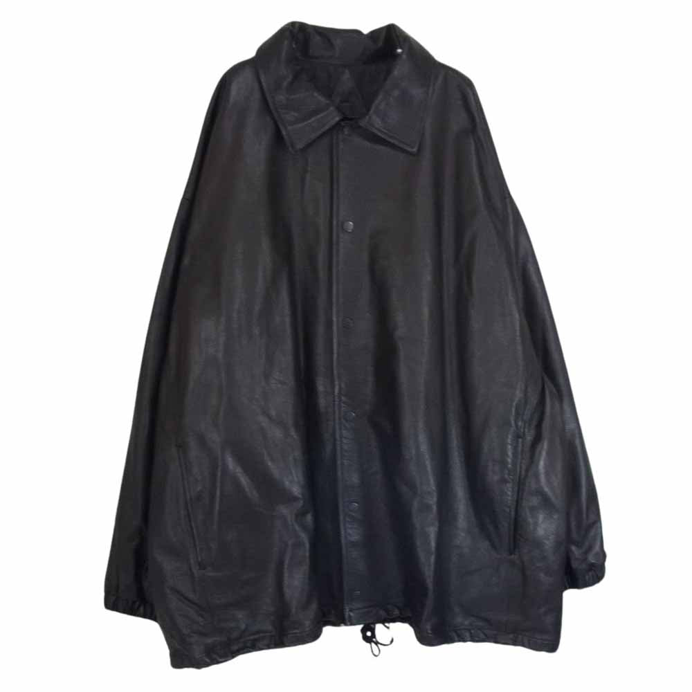 エーレザー ALN2207 Humongous Coach Jacket オーバーサイズ レザー 