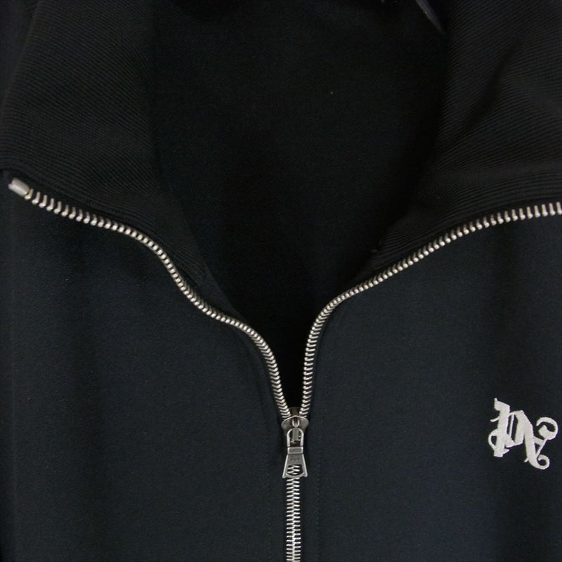 PALM ANGELS パームエンジェルス 24SS PMBD058R24FAB0011003 Monogram Track Jacket モノグラム トラック ジャケット ブラック系 XL【極上美品】【中古】