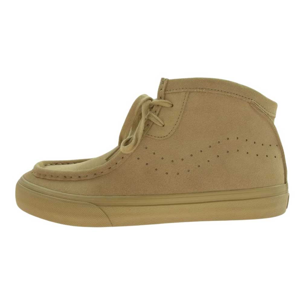 VANS バンズ 662242-0003 V396 CARVER SAND カーバー ハイ サンド スエード チャッカ ブーツ スニーカー ベージュ系 27cm【美品】【中古】