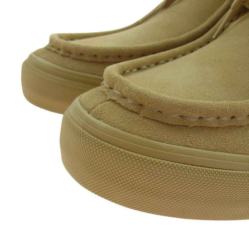 VANS バンズ 662242-0003 V396 CARVER SAND カーバー ハイ サンド スエード チャッカ ブーツ スニーカー ベージュ系 27cm【美品】【中古】