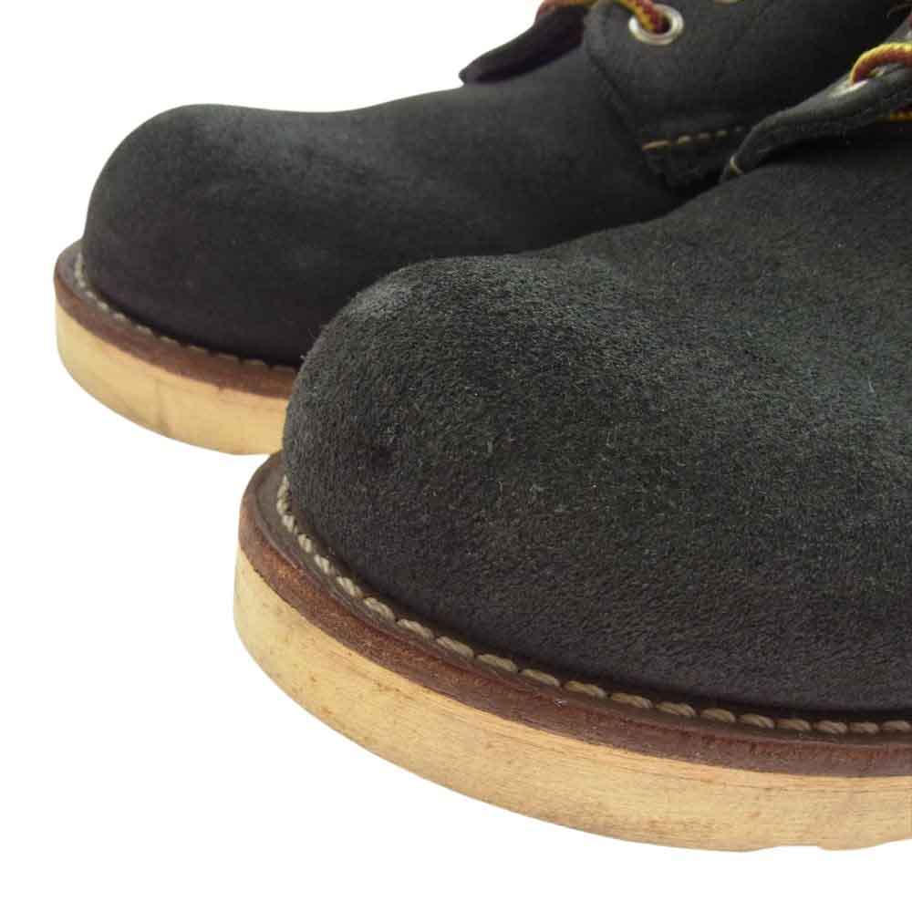 RED WING レッドウィング 8154 BEAMS Classic Round Toe ビームス 別注 ネイビー スエード アイリッシュセッター ラウンドトゥ ブーツ グレー系 8 D【中古】