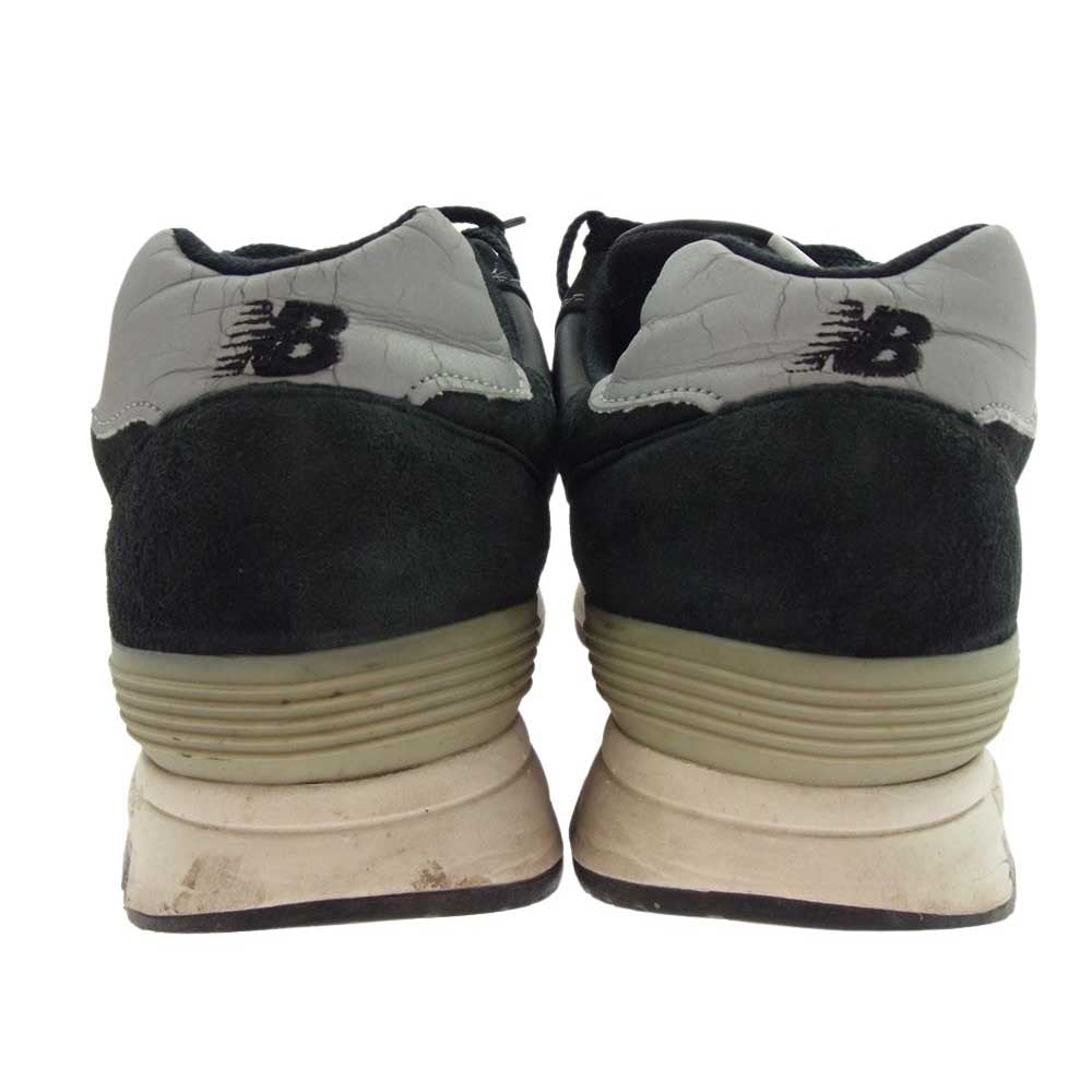 NEW BALANCE ニューバランス M1400 BKS USA製 M1400BKS スエード メッシュ ローカット スニーカー ブラック系 25cm【中古】