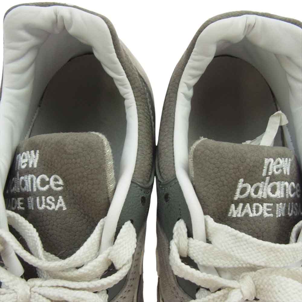 NEW BALANCE ニューバランス M997GY  MADE IN USA アメリカ製 M997GY ローカット スニーカー グレー系 25cm【中古】