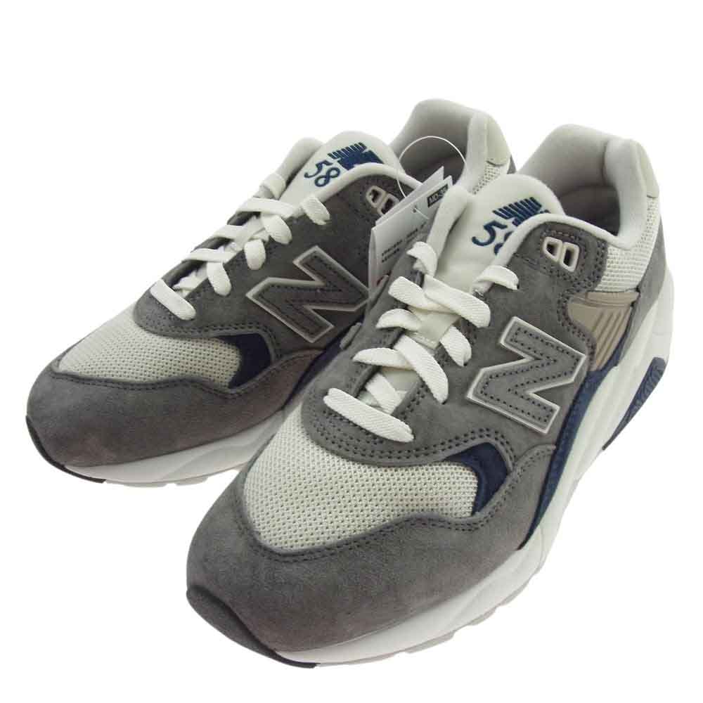 NEW BALANCE ニューバランス MT580RCB  580V2 Gray Navy グレー ネイビー ローカット スニーカー グレー系 25.5cm【新古品】【未使用】【中古】