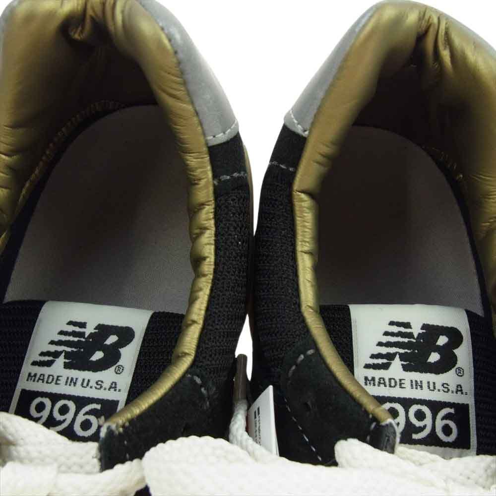 NEW BALANCE ニューバランス ML996EK MADE IN USA アメリカ製 ML996EK 30周年記念 ローカット スニーカー ブラック系 25cm【新古品】【未使用】【中古】