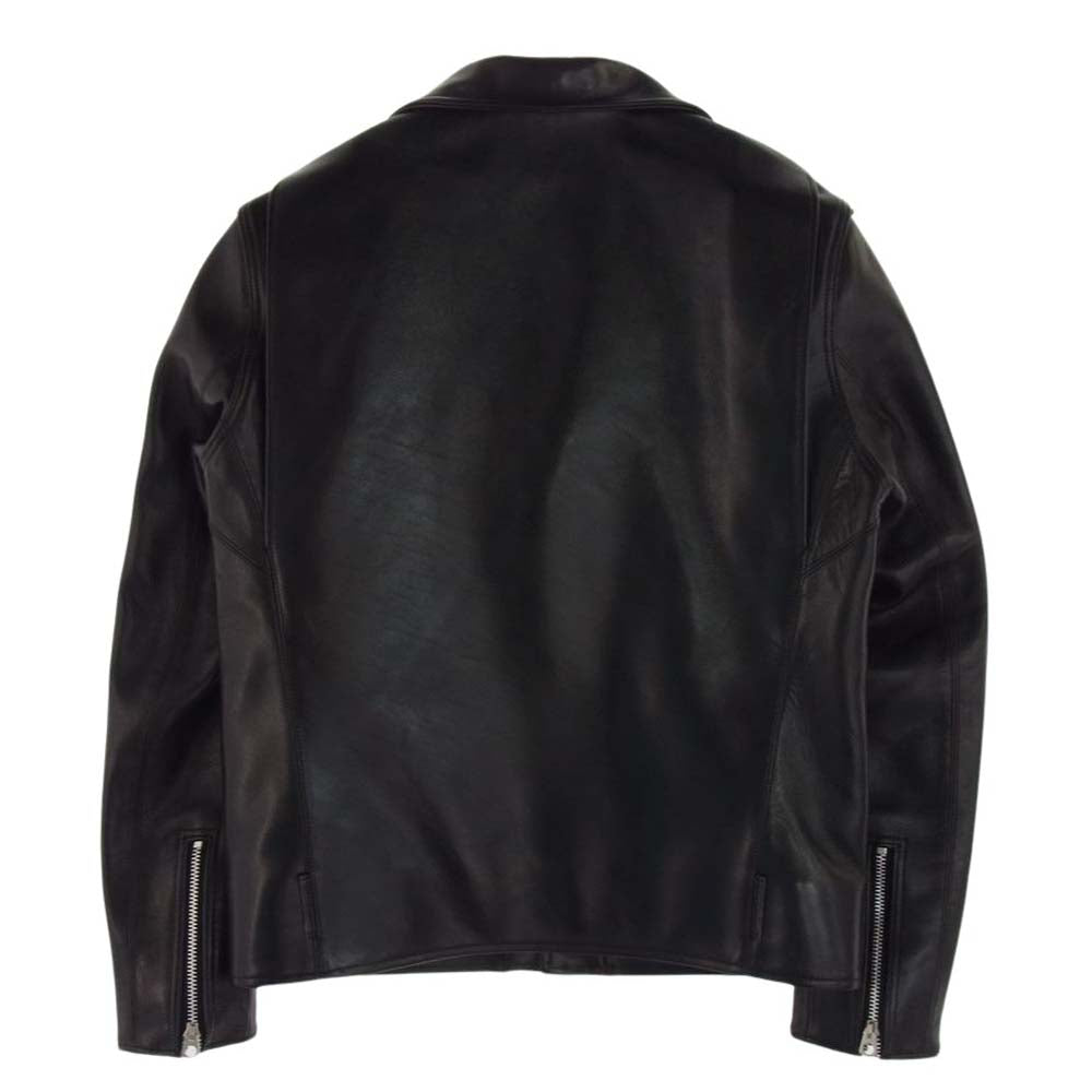 FINE CREEK LEATHERS ファインクリークレザー FCJK015  Double Riders Jacket Leon The Nostar Custom ダブルライダースジャケット レオンザ ノースターホースハイド ブラック ブラック系 38【新古品】【未使用】【中古】