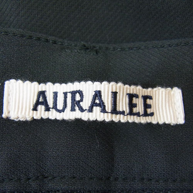 AURALEE オーラリー 19AW A9AP06KB Hard Twist Double Cloth 5P Pants ハードツイスト ダブルクロス パンツ ブラック系 1【中古】