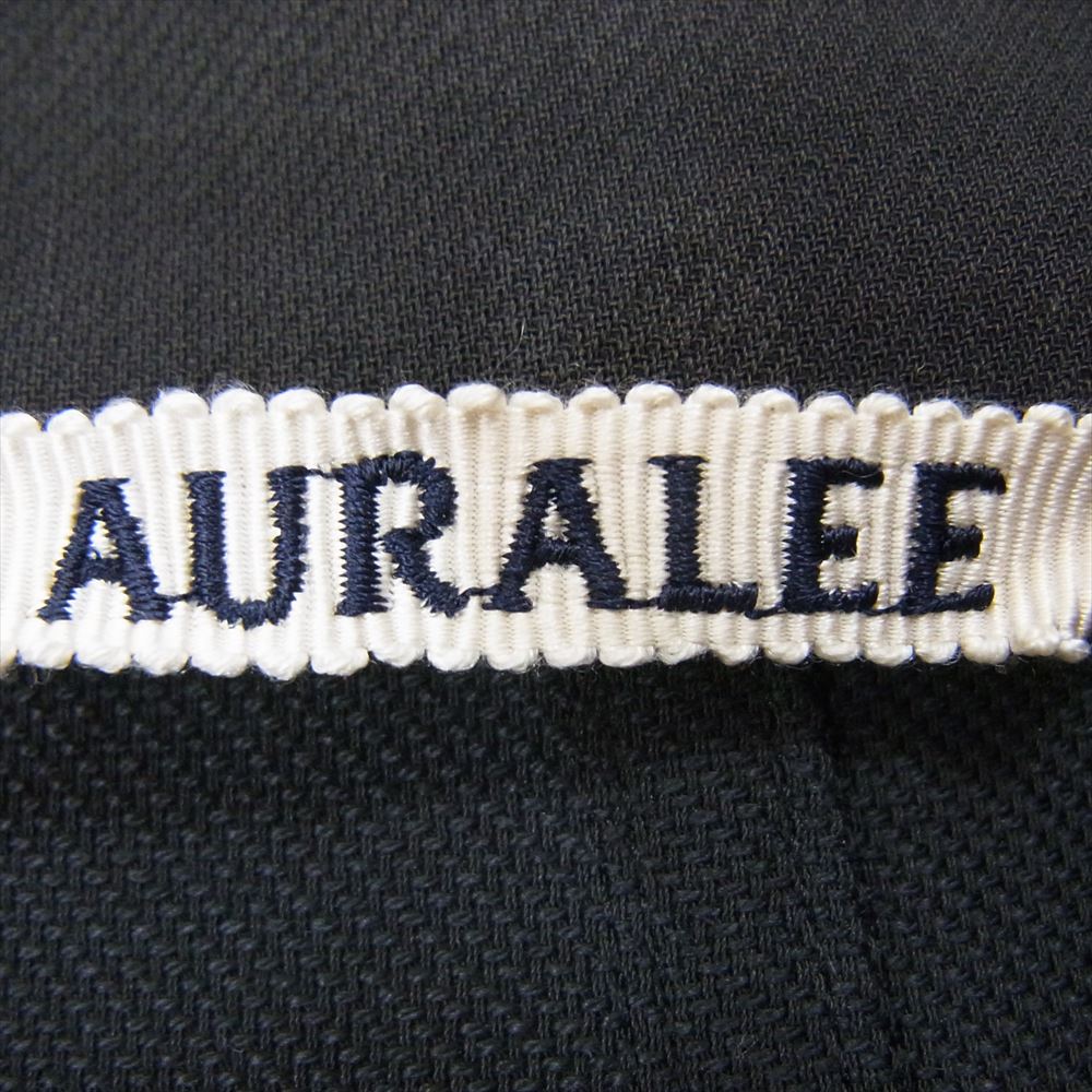 AURALEE オーラリー 19AW A9AV05KB Hard Twist Double Cloth Vest ハードツイスト ダブルクロス ベスト ブラック系 1【中古】