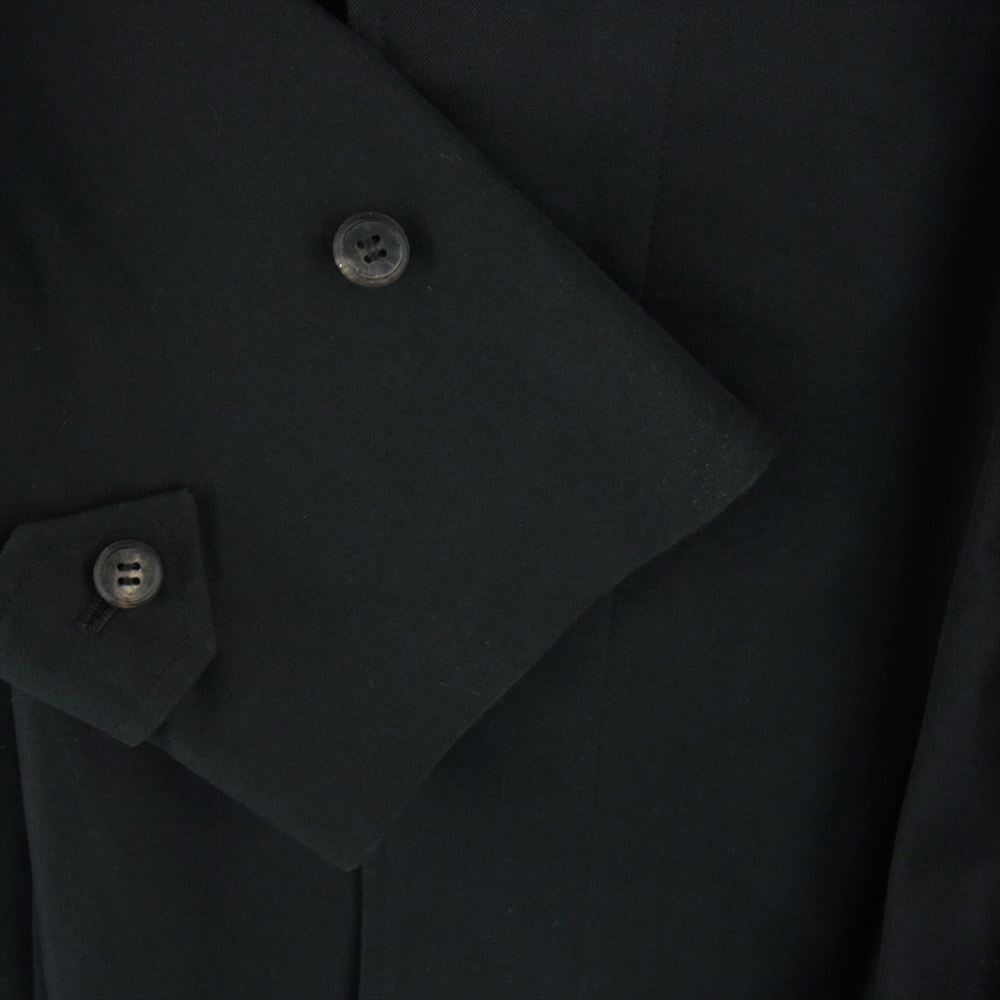 AURALEE オーラリー 20SS A20SC02MS COTTON SILK GABARDINE LONG SOUTIEN COLLAR COAT コットン シルク ギャバジン ロング ステンカラーコート ブラック系【中古】