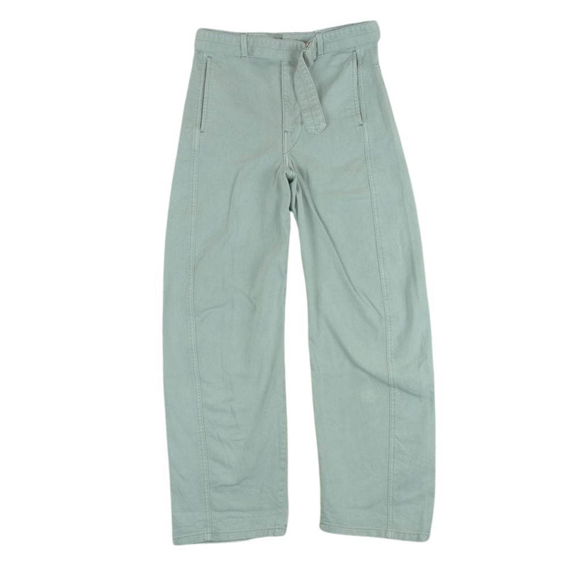 ルメール 92-04-31-04010 国内正規品 TWISTED BELTED PANTS ツイスト ベルテッド パンツ ライトグレー系 XXS【中古】