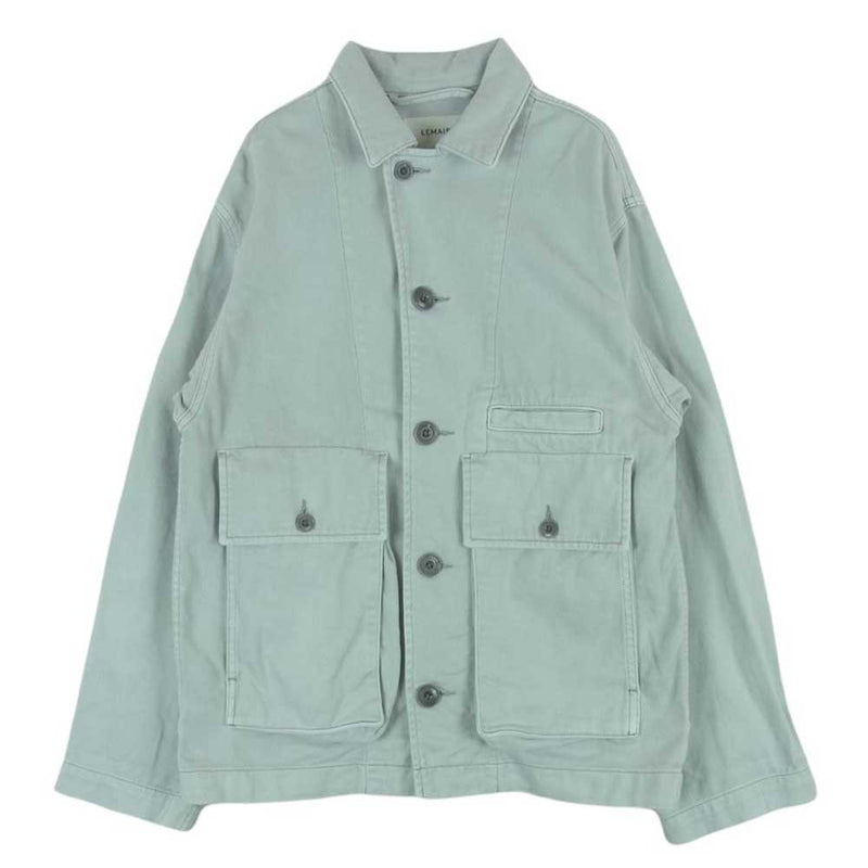 ルメール 23SS OW306 LD1008 BOXY JACKET SNOW GREY ボクシー デニム ジャケット ライトグレー系 XXS【中古】