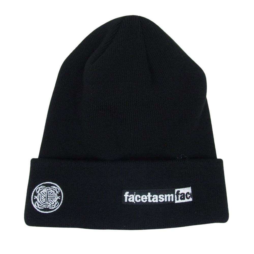 × NEW ERA ニューエラ KNIT CAP アクリル ニットキャップ ブラック系【中古】