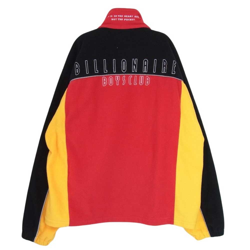 ビリオネアボーイズクラブ BBCJP223X001 FLEECE BLOUSON フリース ブルゾン ジャケット レッド系 M【中古】
