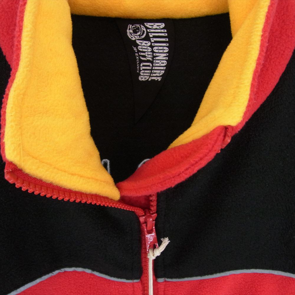 ビリオネアボーイズクラブ BBCJP223X001 FLEECE BLOUSON フリース ブルゾン ジャケット レッド系 M【中古】