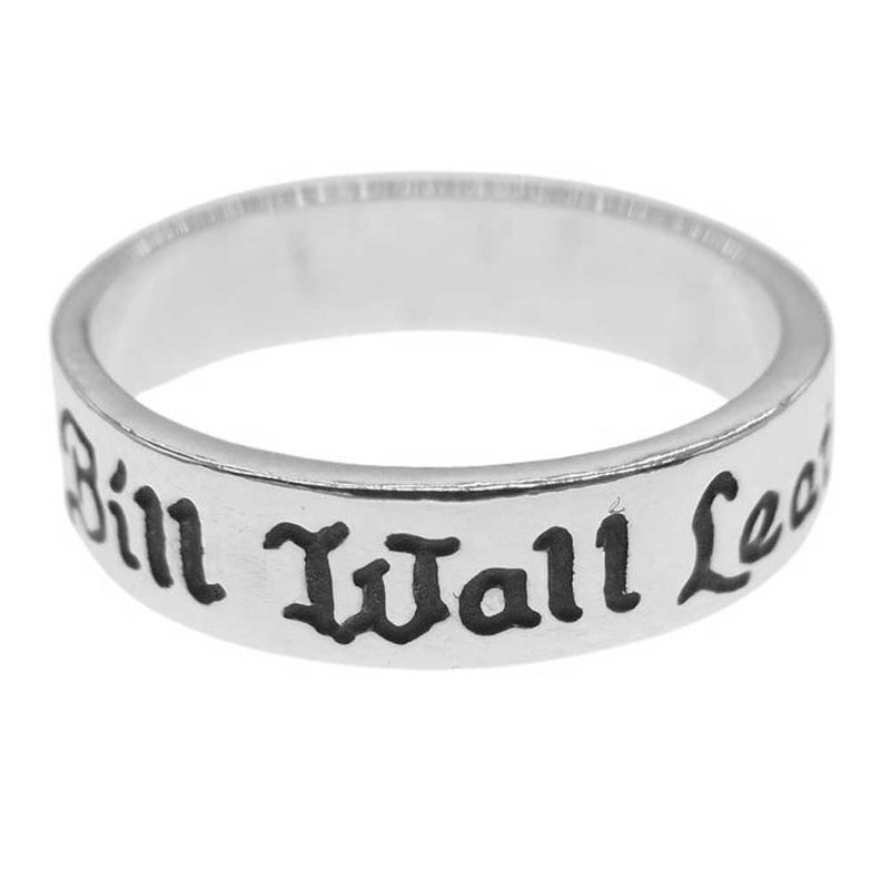 BILL WALL LEATHER ビルウォールレザー BWL 25th Anniversary Band Ring  25周年 ロゴバンド リング シルバー系 11号【中古】