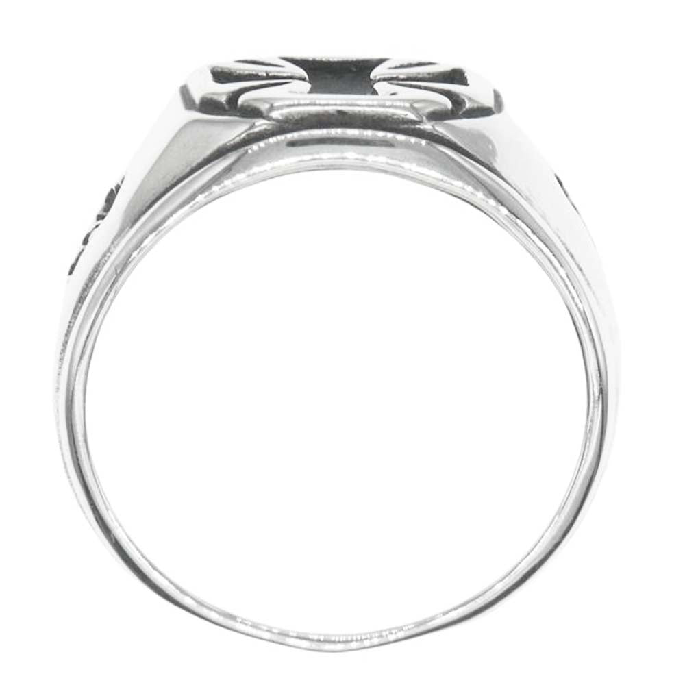 BILL WALL LEATHER ビルウォールレザー BWL Iron Cross Signet Ring アイアンクロス シグネット リング  18.5号【美品】【中古】