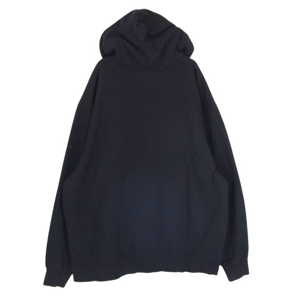 Yohji Yamamoto POUR HOMME ヨウジヤマモトプールオム 23AW HJ-T92-281 New Era OS HOODIE NEW ERA HOODIE ニューエラ フーディー プルオーバー パーカー ブラック系 XXL【中古】