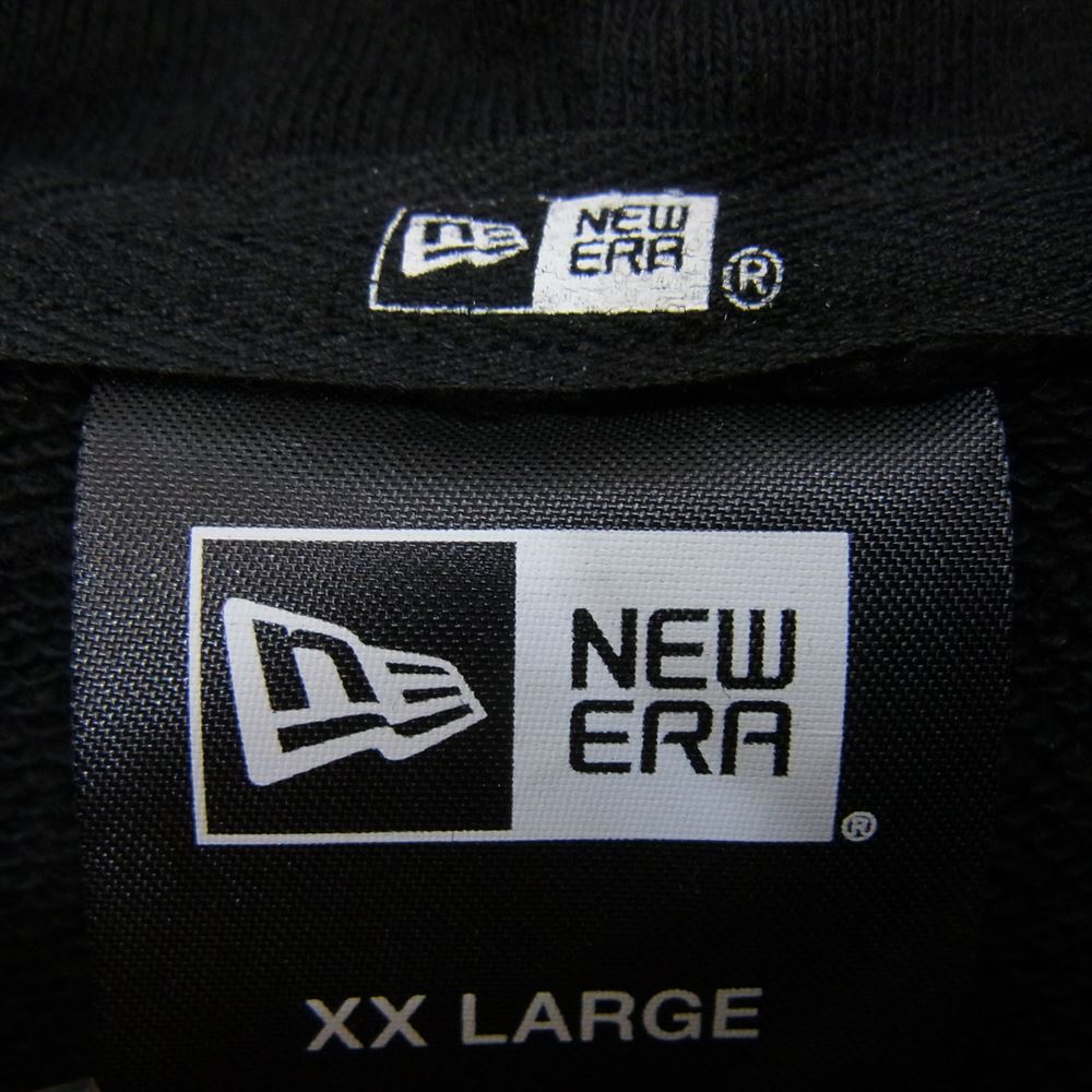 Yohji Yamamoto POUR HOMME ヨウジヤマモトプールオム 23AW HJ-T92-281 New Era OS HOODIE NEW ERA HOODIE ニューエラ フーディー プルオーバー パーカー ブラック系 XXL【中古】