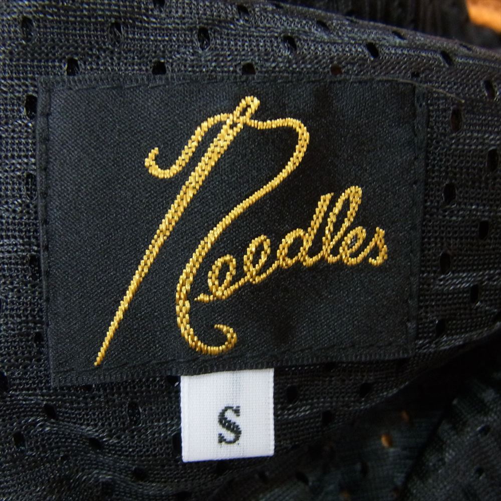 Needles ニードルス KP221 NARROW TRACK PANT POLY SMOOTH トラック パンツ オレンジ系 S【中古】