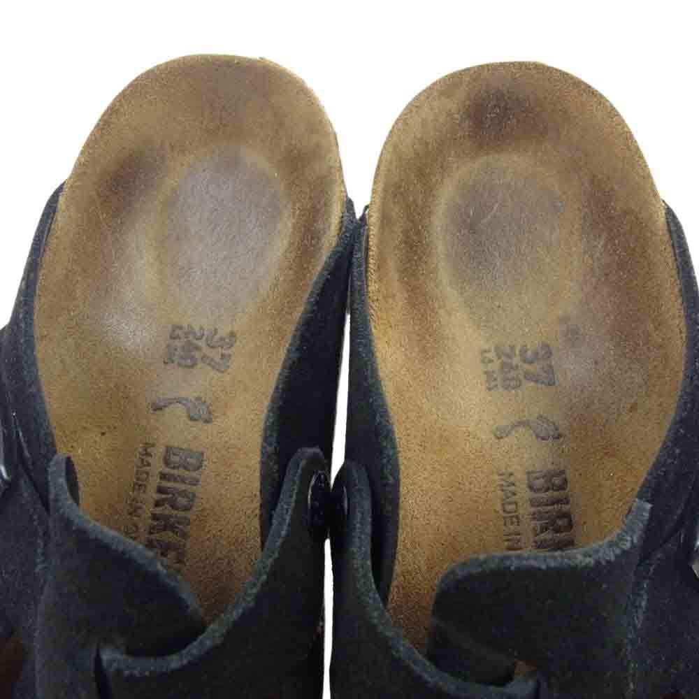 BIRKENSTOCK ビルケンシュトック BOSTON ボストン サンダル ブラック系 24【中古】