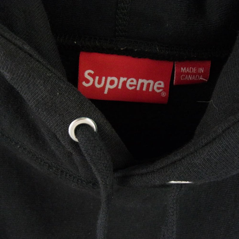 Supreme シュプリーム 21AW Arabic Logo Hooded Sweatshirt アラビック ロゴ フーディー パーカー ブラック系 L【中古】