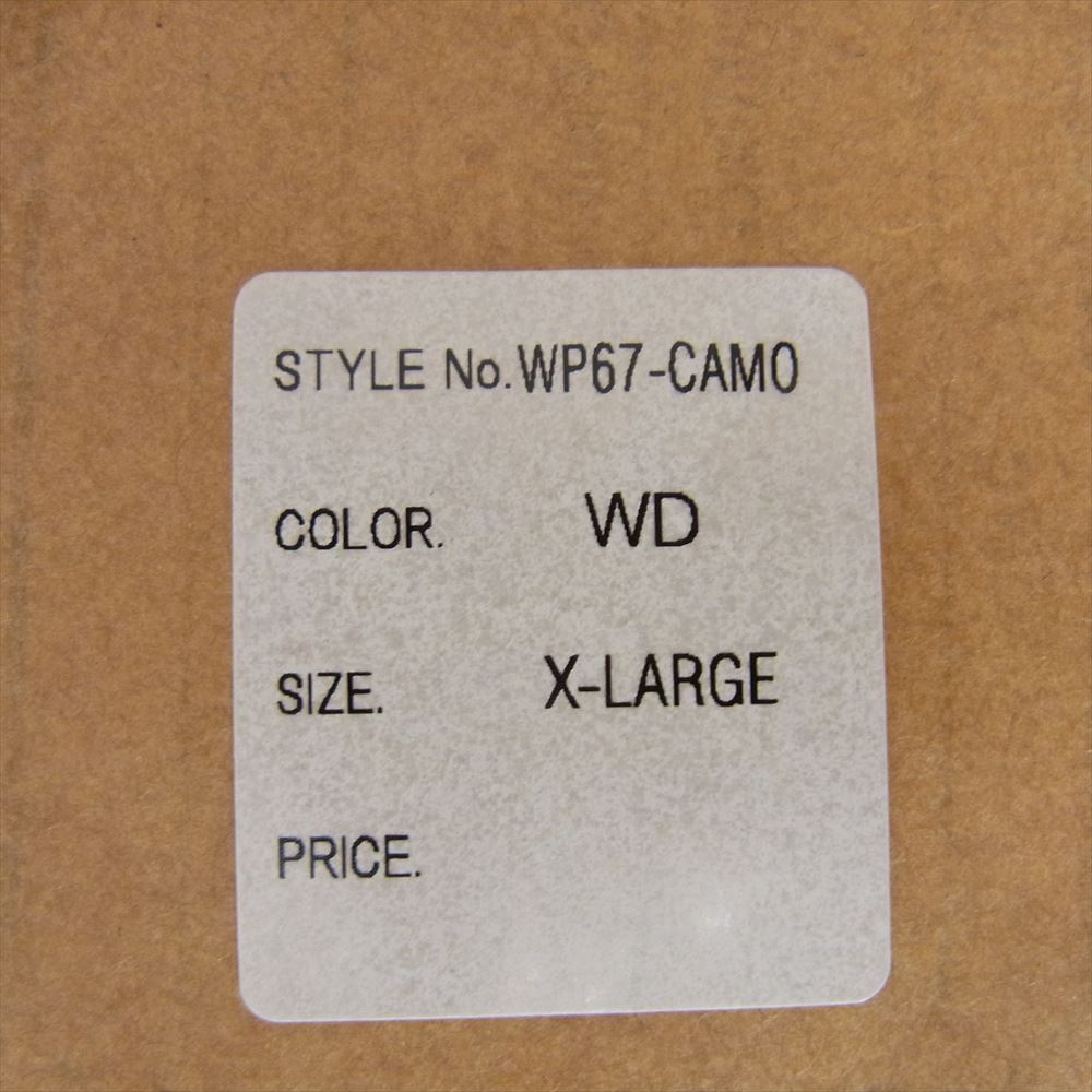 ワイパー WP67-CAMO 米軍 ECWCS Gen1 COLD WEATHER PARKA コールド ウェザー 迷彩 パーカ ジャケット カーキ系 XL【新古品】【未使用】【中古】