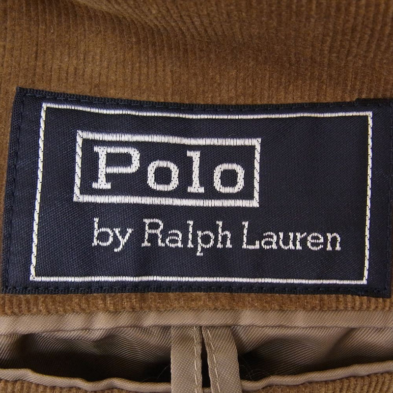 POLO RALPH LAUREN ポロ・ラルフローレン コーデュロイ　シングル テーラード ジャケット ブラウン系 M【中古】