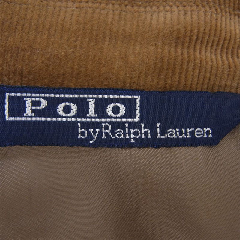 POLO RALPH LAUREN ポロ・ラルフローレン コーデュロイ　シングル テーラード ジャケット ブラウン系 M【中古】