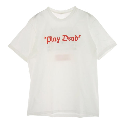 Supreme シュプリーム 22AW Play Dead Tee プレイ デッド 半袖 Tシャツ  ホワイト系 L【美品】【中古】