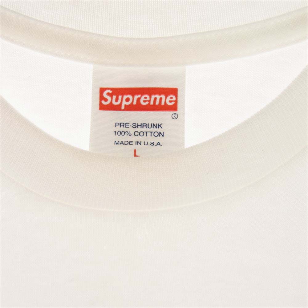 Supreme シュプリーム 22AW Play Dead Tee プレイ デッド 半袖 Tシャツ  ホワイト系 L【美品】【中古】