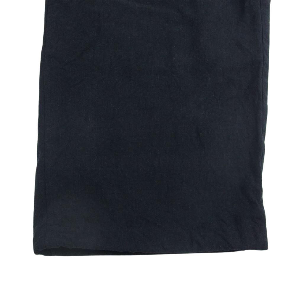 GRAPHPAPER グラフペーパー 24SS GM241-40237 Linen Cupro Track Pants リネン キュプラ トラック パンツ ブラック系 1【中古】