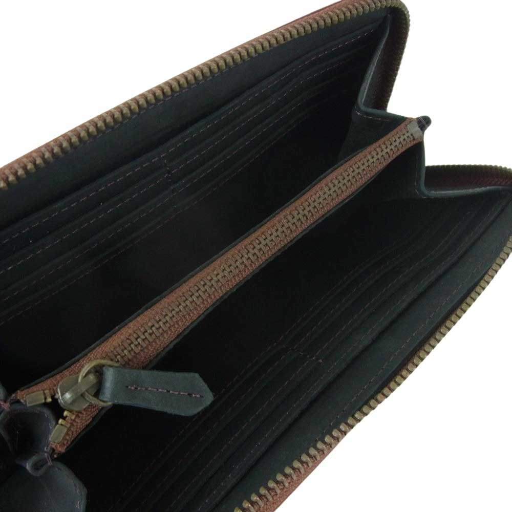 COCOMEISTER ココマイスター ナポレオンカーフ ヘラクレス ウォレット レザー 長財布 ブラウン系 赤茶色系【中古】