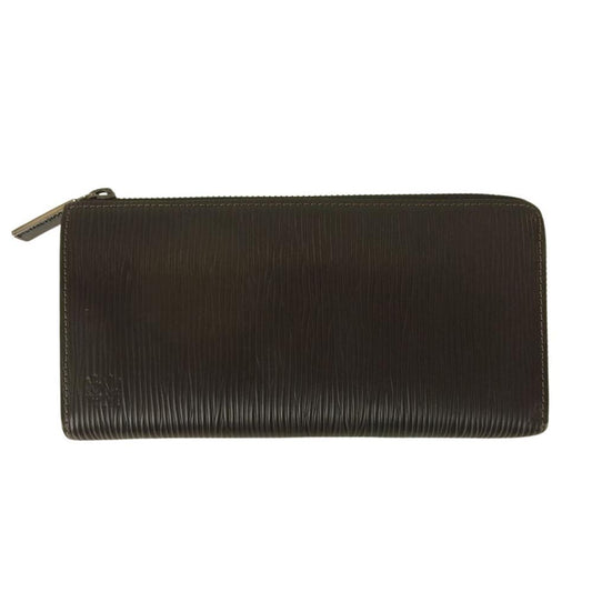 COCOMEISTER ココマイスター JollyRoger Viking ジョリー ロジャー ヴァイキング レザー 長財布 ダークブラウン系【中古】