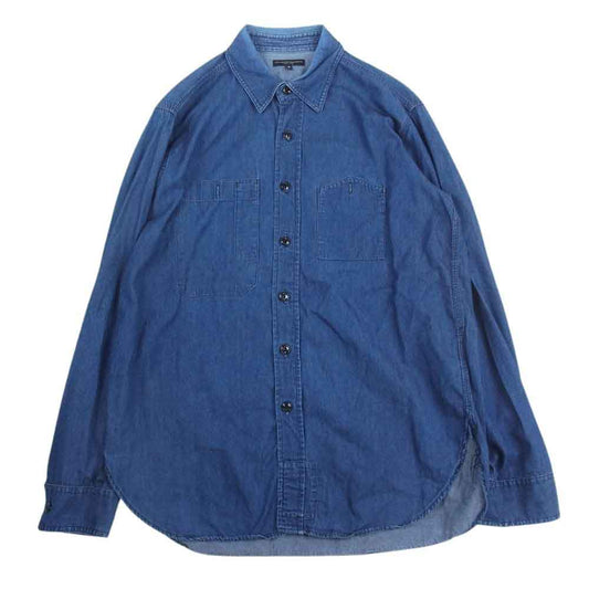 Engineered Garments エンジニアードガーメンツ USA製 デニム ワーク 長袖 シャツ インディゴブルー系 S【中古】