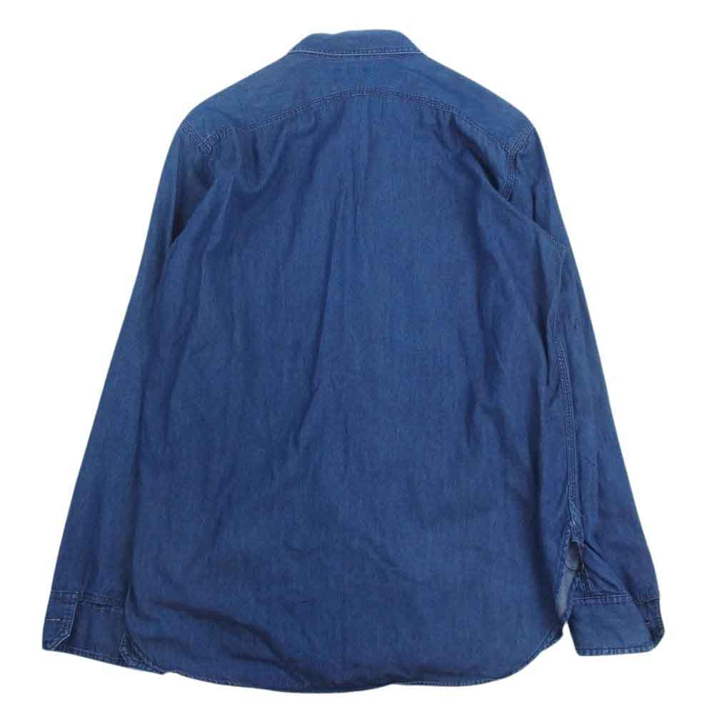 Engineered Garments エンジニアードガーメンツ USA製 デニム ワーク 長袖 シャツ インディゴブルー系 S【中古】