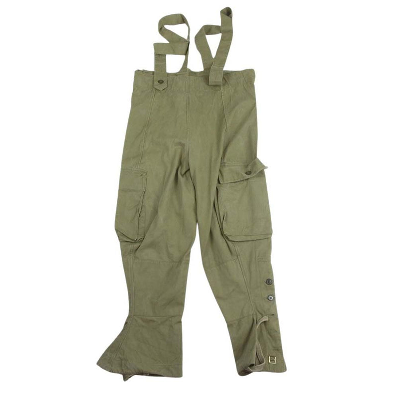 イタリアンアーミー ヴィンテージ イタリア軍　MOTOR CYCLE PANTS　バイク部隊　モーター サイクル パンツ ベージュ系【中古】