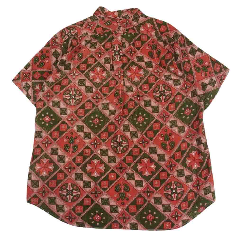 Engineered Garments エンジニアードガーメンツ POPOVER BD SHIRT ポップ オーバー 半袖 ボタン ダウン シャツ マルチカラー系 M【中古】