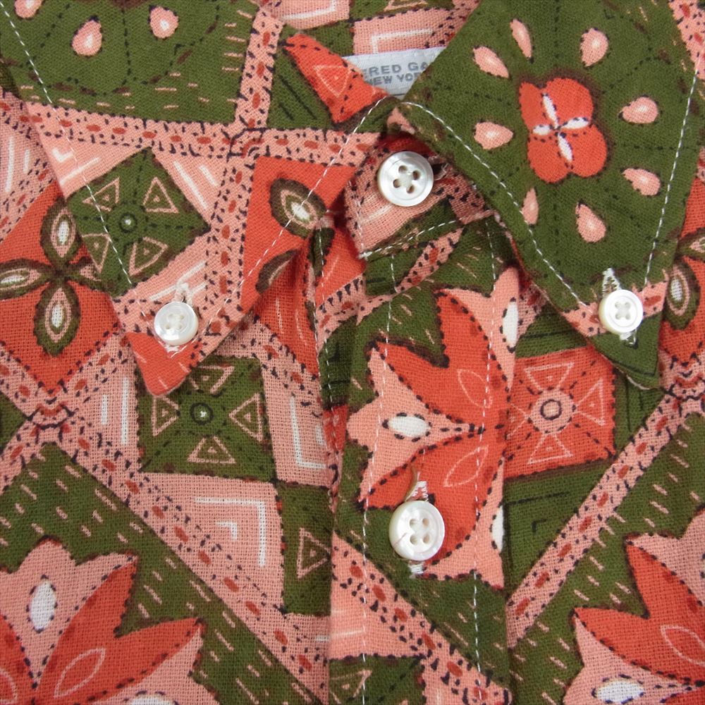 Engineered Garments エンジニアードガーメンツ POPOVER BD SHIRT ポップ オーバー 半袖 ボタン ダウン シャツ マルチカラー系 M【中古】