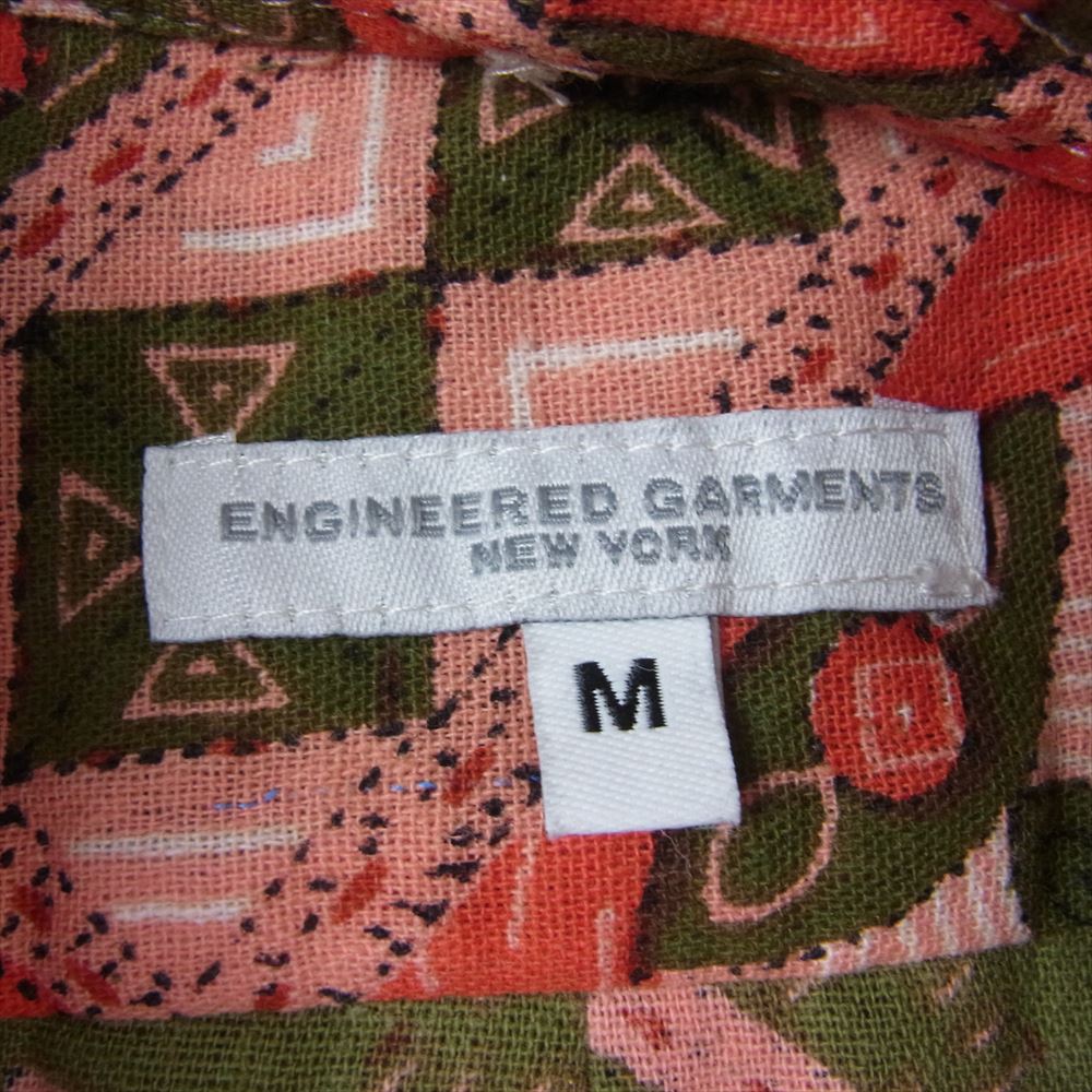 Engineered Garments エンジニアードガーメンツ POPOVER BD SHIRT ポップ オーバー 半袖 ボタン ダウン シャツ マルチカラー系 M【中古】