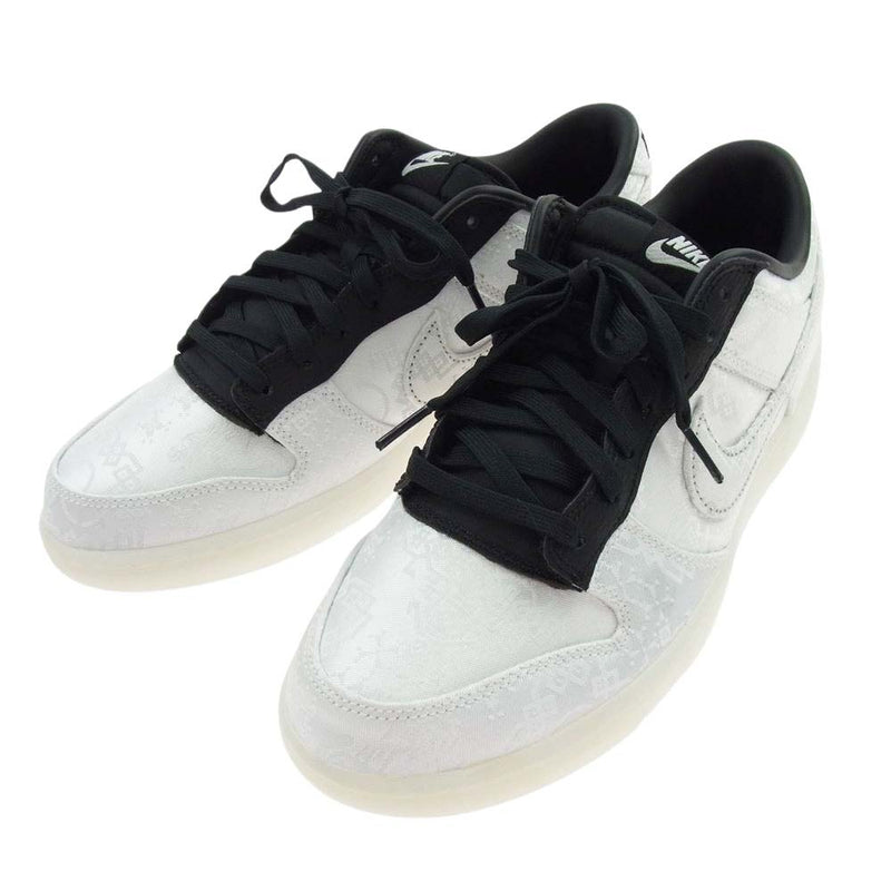 NIKE ナイキ FN0315-110 フェイクバスターズ鑑定済 CLOT Fragment Dunk Low クロット フラグメントデザイン ダンク ロー ホワイト系 28.0cm【新古品】【未使用】【中古】